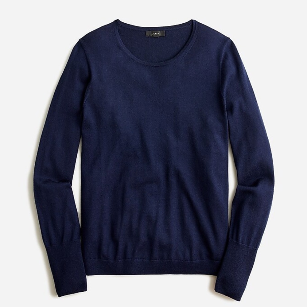 J. Crew Halle Crewneck Merino Wool Sweater